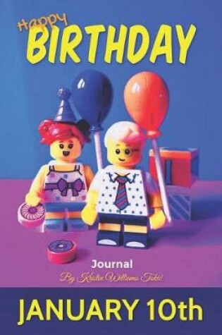 Cover of Happy Birthday Journal January 10th