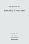 Book cover for Rereading the Mishnah