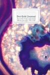 Book cover for Dot Grid Journal Blue White & Purple Agate Geode