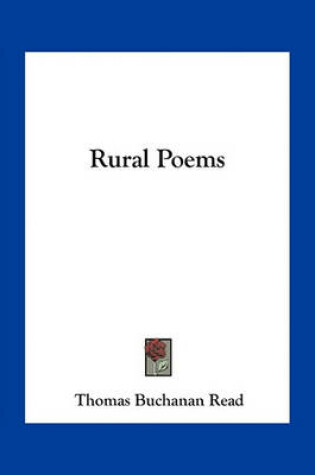 Cover of Rural Poems