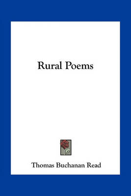 Book cover for Rural Poems