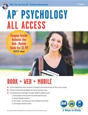 Book cover for AP(R) Psychology All Access Book + Online + Mobile