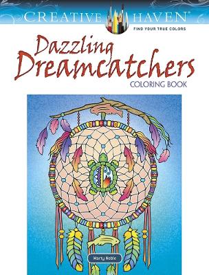 Book cover for Creative Haven Dazzling Dreamcatchers Coloring Book