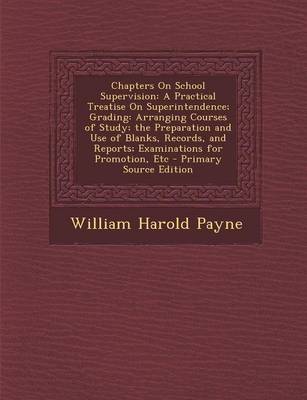 Book cover for Chapters on School Supervision