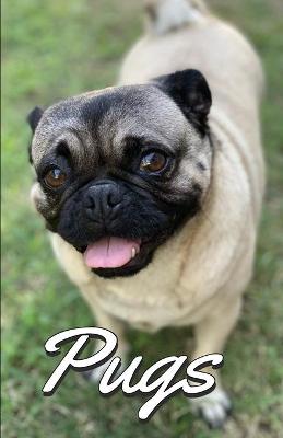 Cover of Pugs Photo Book for Writing and Note Taking