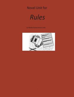 Book cover for Novel Unit for Rules
