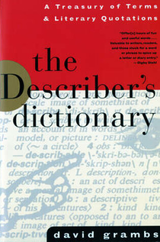 Cover of The Describer's Dictionary