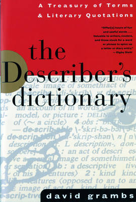 Book cover for The Describer's Dictionary