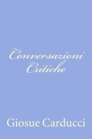 Cover of Conversazioni Critiche