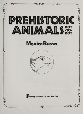 Book cover for Prehistoric Animals Dot-to-dot