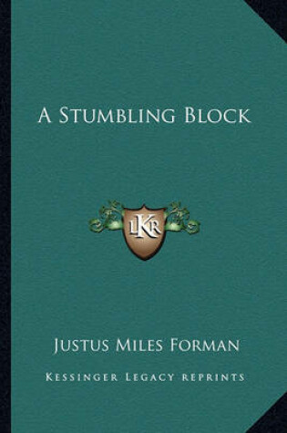 Cover of A Stumbling Block