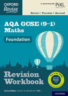 Cover of Oxford Revise: AQA GCSE (9-1) Maths Foundation Revision Workbook