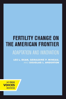 Cover of Fertility Change on the American Frontier