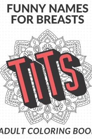 Cover of Funny Names For Breasts Adult Coloring Book
