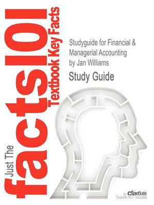 Book cover for Studyguide for Financial & Managerial Accounting by Williams, Jan, ISBN 9780078111044