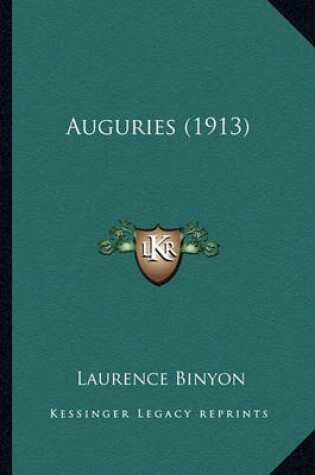 Cover of Auguries (1913) Auguries (1913)