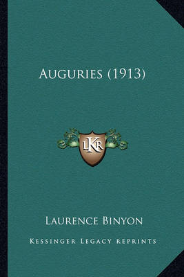 Book cover for Auguries (1913) Auguries (1913)