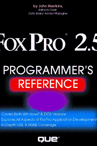 Cover of FoxPro 2.5 Programmer's Reference