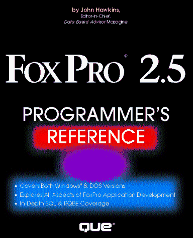 Book cover for FoxPro 2.5 Programmer's Reference