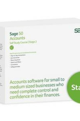Cover of Sage 50 Accounts V22 Stage 2 Workbooks