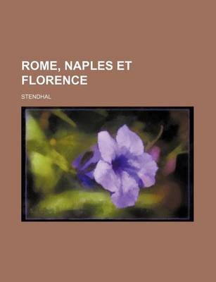 Book cover for Rome, Naples Et Florence