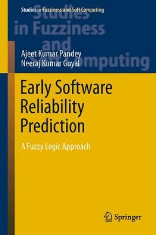 Cover of Early Software Reliability Prediction