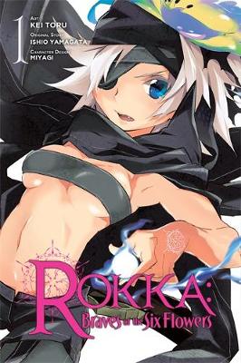 Book cover for Rokka: Braves of the Six Flowers, Vol. 1 (manga)