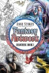 Book cover for The Anne Stokes Fantasy Artwork Colouring Book 2