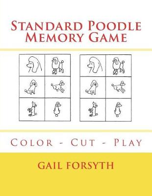 Book cover for Standard Poodle Memory Game