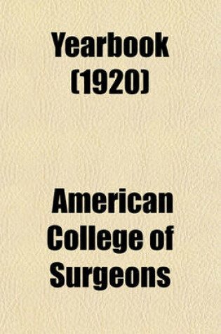 Cover of Yearbook (1920)