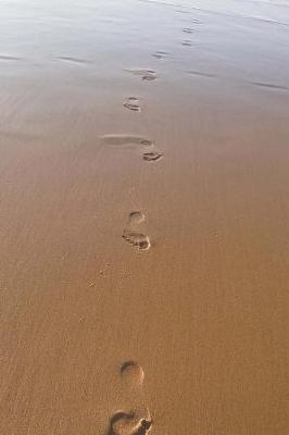 Book cover for Footsteps In The Sand Notebook