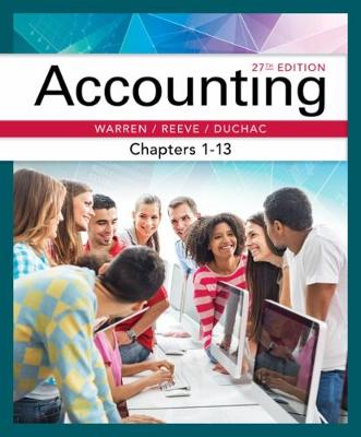 Book cover for Accounting, Chapters 1-13