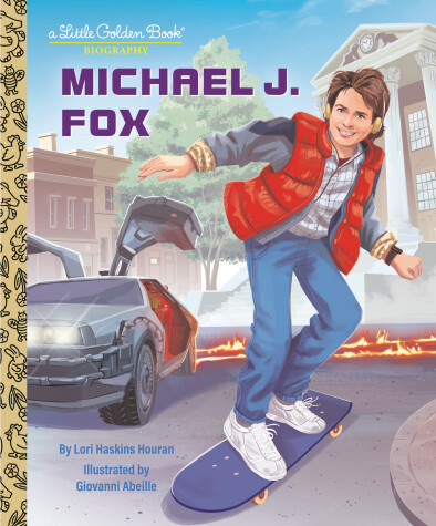 Book cover for Michael J. Fox: A Little Golden Book Biography