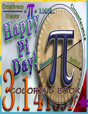 Book cover for Happy Pi Day! Coloring Book