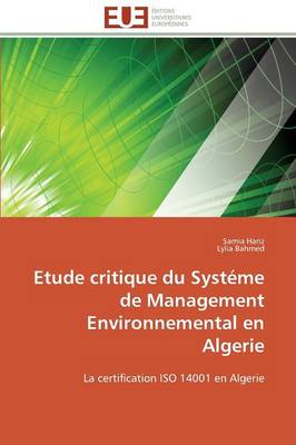 Book cover for Etude Critique Du Syst me de Management Environnemental En Algerie