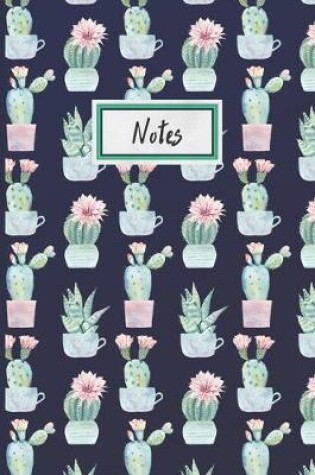 Cover of Cactus Flowers Notebook