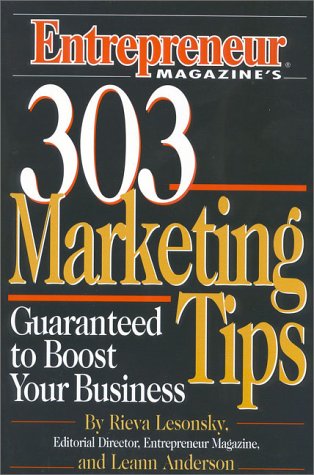 Book cover for 303 Marketing Tips