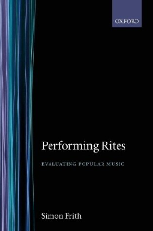 Cover of Performing Rites