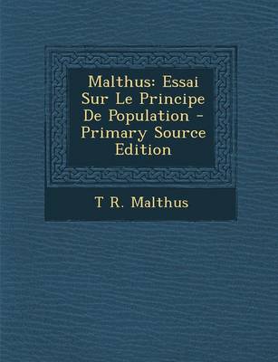 Book cover for Malthus