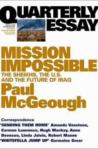 Cover of Quarterly Essay 14 Mission Impossible