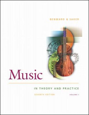 Book cover for Music in Theory and Practice, Volume One,  w. Audio CD