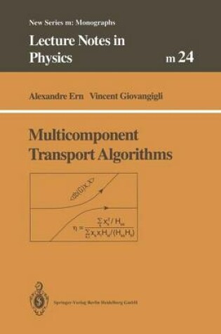 Cover of Multicomponent Transport Algorithms