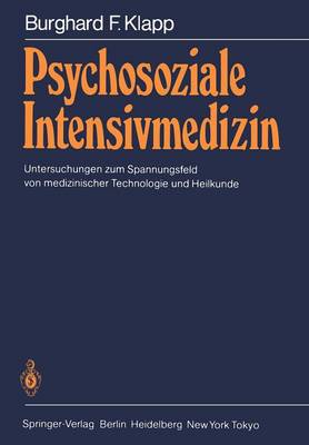 Cover of Psychosoziale Intensivmedizin