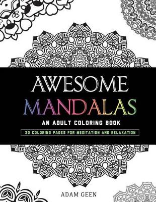 Book cover for Awesome Mandalas