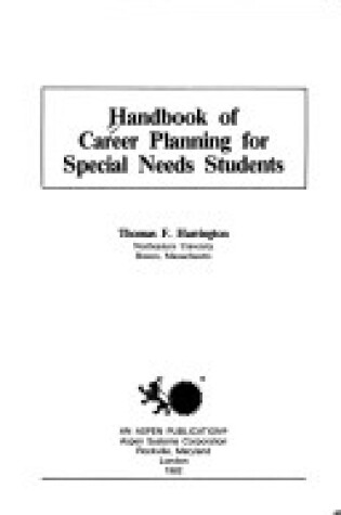 Cover of Handbook of Career Planning for Special Needs Students