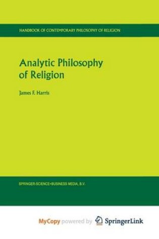 Cover of Analytic Philosophy of Religion