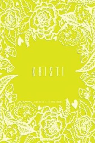 Cover of Kristi - Lime Green Dot Grid Journal