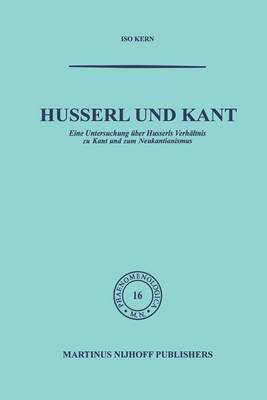 Book cover for Husserl und Kant