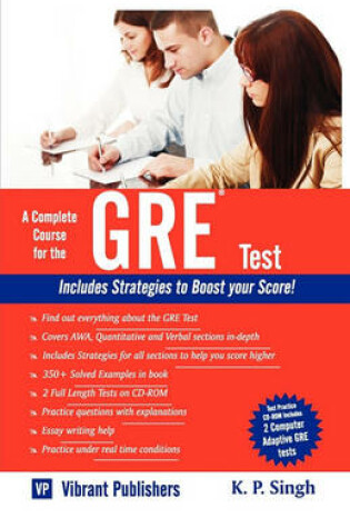 Cover of A Complete Course for the GRE Test