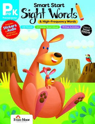 Book cover for Smart Start: Sight Words & High-Frequency Words, Prek Workbook